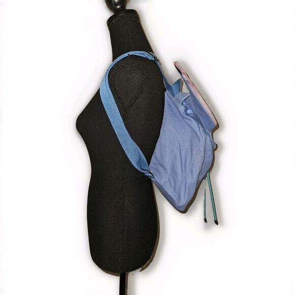 Disney Parks Stitch Canvas Backpack Drawstring & Magnetic Closure 14x12x5 READ main image 9